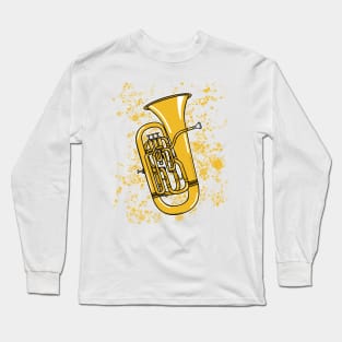 Euphonium Teacher Euphoniumist Brass Musician Long Sleeve T-Shirt